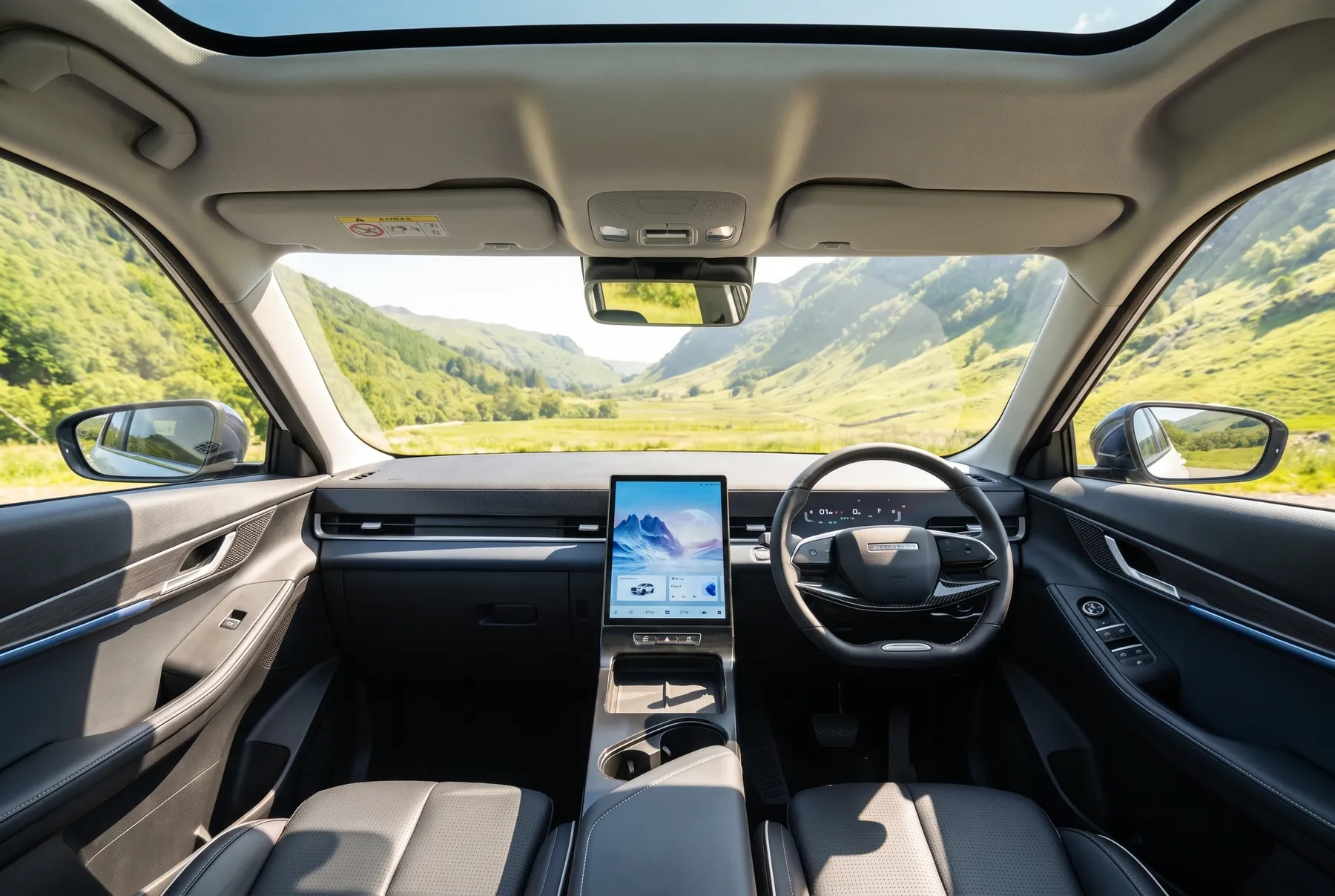 JAECOO J5 EV interior kabin
